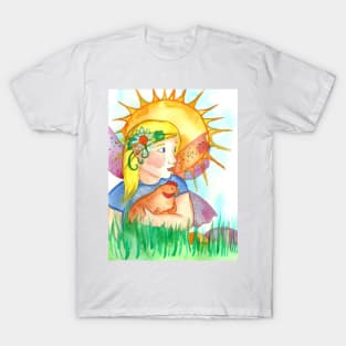 Fairy Tarot The Sun T-Shirt